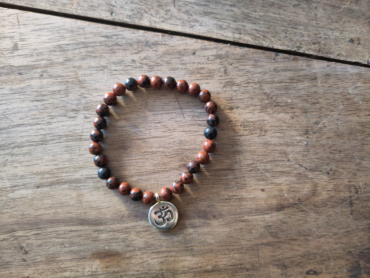 Bracelet - Obsidienne Acajou (Mahogany)