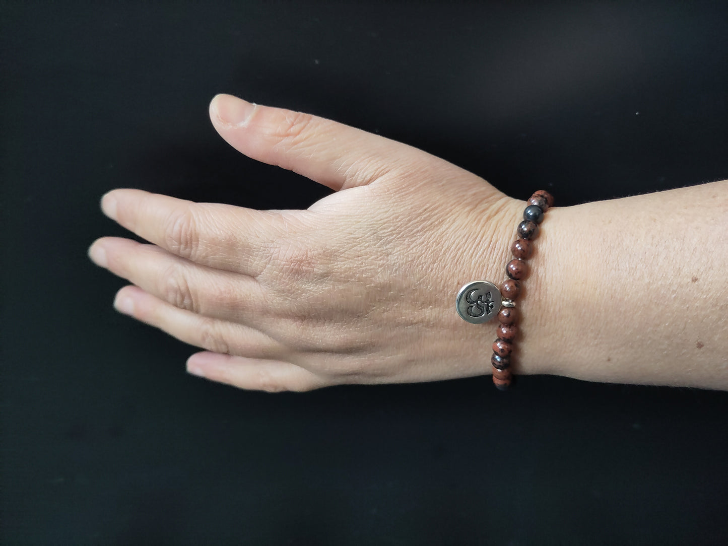 Bracelet - Obsidienne Acajou (Mahogany)