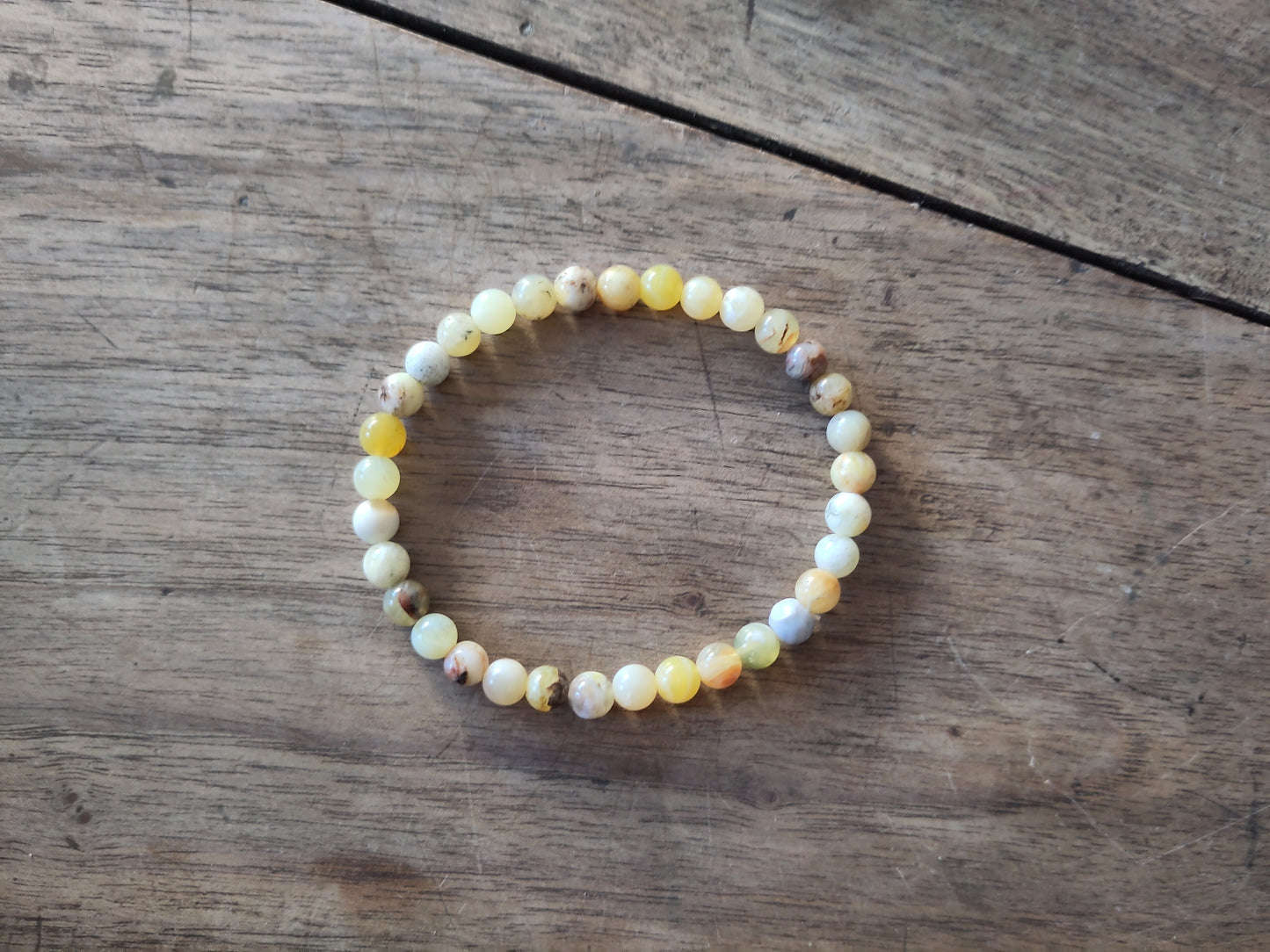 Bracelet - Opale jaune