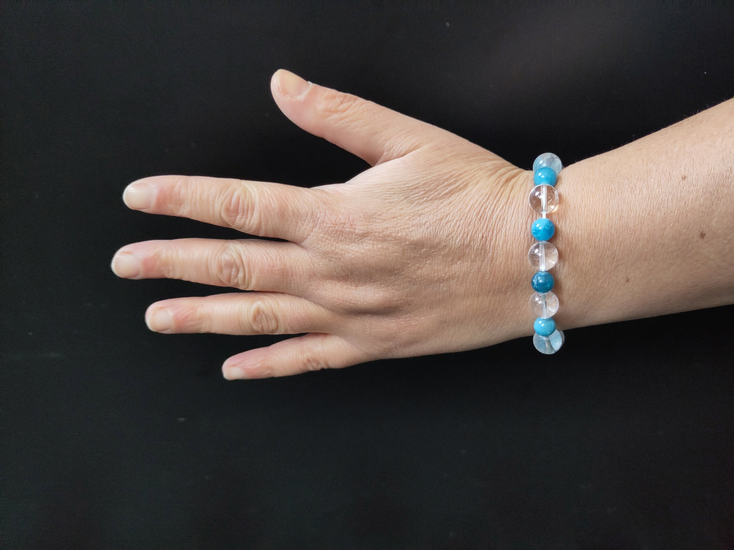Bracelet - Apatite cristal de roche